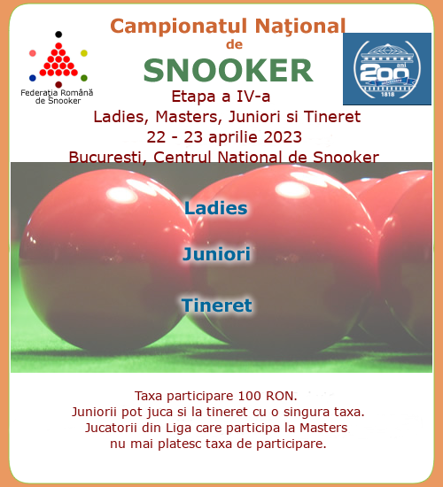 Campionat National de Snooker 2023