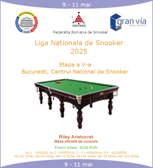Campionat National de Snooker 2025