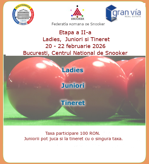 Campionat National de Snooker 2026